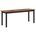 vidaXL lavička Staré drevo 110 x 35 x 45 cm Kompozitné drevo