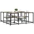 vidaXL Konferenčný stolík dub sonoma 91x91x40 cm kompozitné drevo