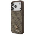 Puzdro Guess 4G Small Classic Logo MagSafe pre iPhone 17 Pro hnedé