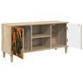 vidaXL TV skrinka ZAANDAM 102 x 33 x 50 cm Sonoma Kompozitné drevo