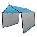 vidaXL Stanový plachty s sieťovými stenami 340 x 260 x 220 cm Modrá