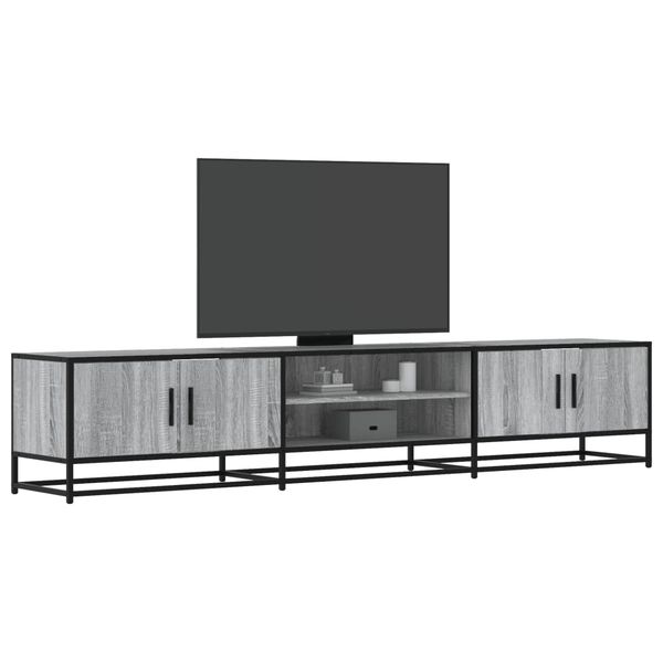 vidaXL TV skrinka sivý dub sonoma 210x35x41 cm kompozitné drevo