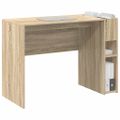 vidaXL Stôl Sonoma dub Kompozitné drevo 109 x 50 x 78 cm