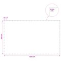 vidaXL Plachta s očkami Zelená 6 x 10 m 140 gsm PE