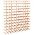 vidaXL Stojan na víno na 120 fliaš 112,5x23x123,5 cm borovicový masív