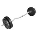 vidaXL Lomená tyč so závažiami 30 kg