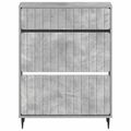 vidaXL Skriňa na topánky ZWOLLE 78 x 24 x 103 cm Kompozitné drevo
