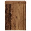 vidaXL Stojany na rastliny 2 ks staré drevo 15x15x20 cm kompoz. drevo