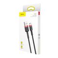 Kábel Baseus Cafule Micro USB 1,5A 2 m (červený+čierny)