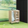 vidaXL Golfová skriňa s kolesom Sonoma dub 65 x 45 x 98 cm
