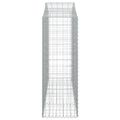vidaXL Oblúkové gabionové koše 20 ks 200x50x140/160 cm pozink. železo