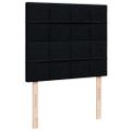 vidaXL Boxspring posteľ s matracom čierna 120x190 cm látka