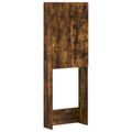 vidaXL Toaletná skriňa BREDA Dymový dub 66 x 25,5 x 190 cm