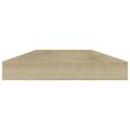vidaXL Prídavné police 4 ks, dub sonoma 40x10x1,5 cm, kompozitné drevo