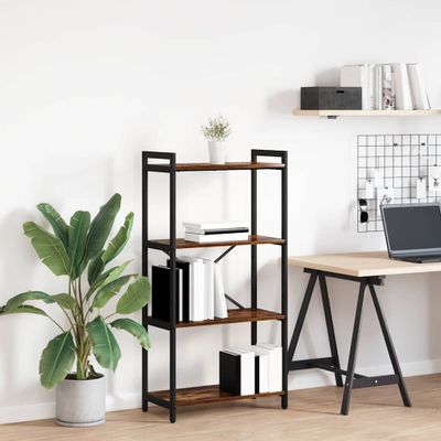 vidaXL Regál na knihy Dymová dub 60 x 30 x 120 cm Kompozitné drevo