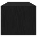 vidaXL TV skrinky 2 ks Dub čierny 100x31x25,5 cm Konštrukčné drevo