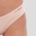 Bezšvové nohavičky Comfy 3Pack Beige - GymBeam, veľkosť L