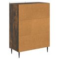 vidaXL Servírovacia skriňa Dymový dub 66 x 34,5 x 92 cm