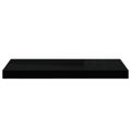 vidaXL Plávajúce nástenné police 2 ks, čierne 60x23,5x3,8 cm, MDF