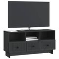 vidaXL TV skrinka Čierna 102 x 34,5 x 50 cm Kompozitné drevo