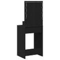 vidaXL Toaletný stolík Čierny dub 50 x 41 x 135 cm Kompozitné drevo