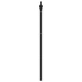 vidaXL Kovové náhradné čelo postele čierne 140 cm