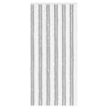 vidaXL Záves proti hmyzu z chenille Šedý a biely 100 x 220 cm 100% PP