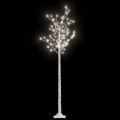 vidaXL Vianočný stromček/vŕba 180 LED 1,8 m studená biela dovnútra/von