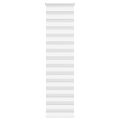 vidaXL Zebra roleta biela 60x230 cm šírka látky 55,9 cm polyester