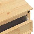 vidaXL Konzolový stolík Corona 73x35x73 cm borovicový masív