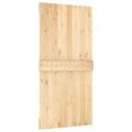 vidaXL Posuvné dvere 100 x 210 cm Prírodná a biela