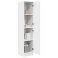 vidaXL Highboard Biela 35 x 39 x 168 cm