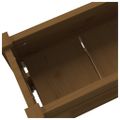vidaXL Kvetináč medovohnedý 112x25x66 cm borovicový masív