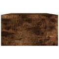 vidaXL Stojan na monitor dymový dub 100x24x13 cm spracované drevo