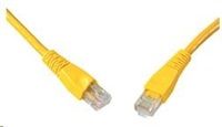 Solarix - patch kabel CAT6 UTP PVC 0,5 m žltý snag proof