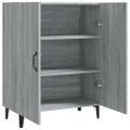 vidaXL Komoda sivý dub sonoma 70x34x90 cm spracované drevo