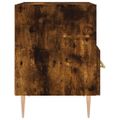 vidaXL Nočné stolíky 2 ks dymový dub 40x35x47,5 cm kompozitné drevo