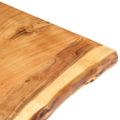 vidaXL Stolová doska, akáciový masív 80x(50-60)x2,5 cm