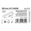 Stierač FLAT BULK (HOOK) 14"/350 mm
