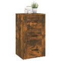 vidaXL Komoda dymový dub 40x33x70 cm spracované drevo