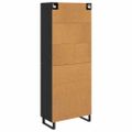 vidaXL Highboard 2 ks Čierny dub 69,5 x 34 x 180 cm