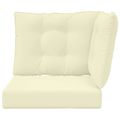 vidaXL Vankúš na vonkajšiu pohovku Polyester Krémová 50,5 x 50,5 cm