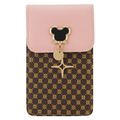 Phone bag mouse 19*12*2 cm pink