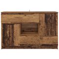 vidaXL Servírovacia skriňa Staré drevo 100 x 30 x 65,6