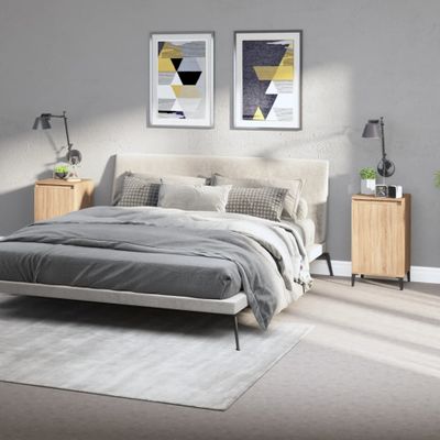 vidaXL Nočné stolíky 2 ks dub sonoma 40x35x70 cm spracované drevo