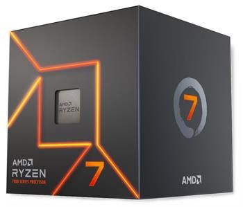 AMD Ryzen 7 7700 / LGA AM5 / max. 5,3GHz / 8C/16T / 40MB / 65W TDP / BOX vč. chladiče Wraith Stealth Procesor, 8 jader, 16 vláken, 3,8 GHz, boost 5,3 GHz, 32 MB L3, socket AM5, 65 W TDP, DDR5-5200, PCIe 5.0, Radeon Graphics