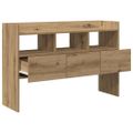 VidaXL Príborník Artisan Dub 105x30x70 cm Engineered Wood