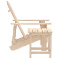 vidaXL Záhradná stolička Adirondack so stolíkom jedľový masív