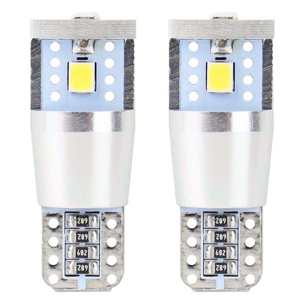 LED CANBUS 3SMD 2835 T10e (W5W) ALU White 12V / 24V