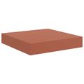 vidaXL Stenná polica Nástenná montáž 2 ks Červená 23 x 23,5 x 3,8 cm